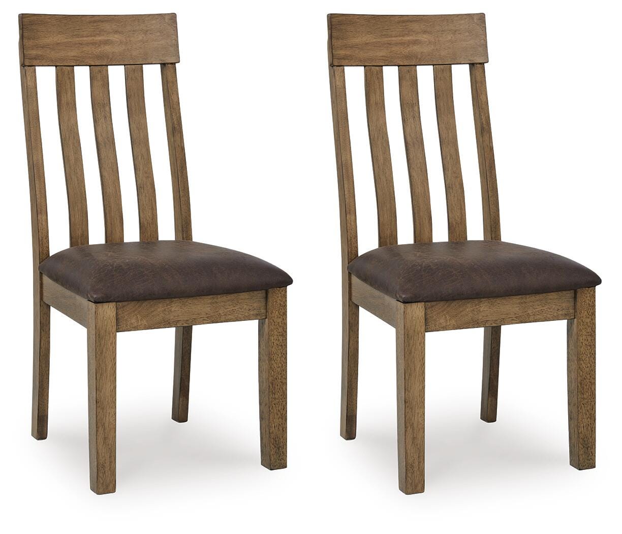 Urbinforte dining chair side angled view