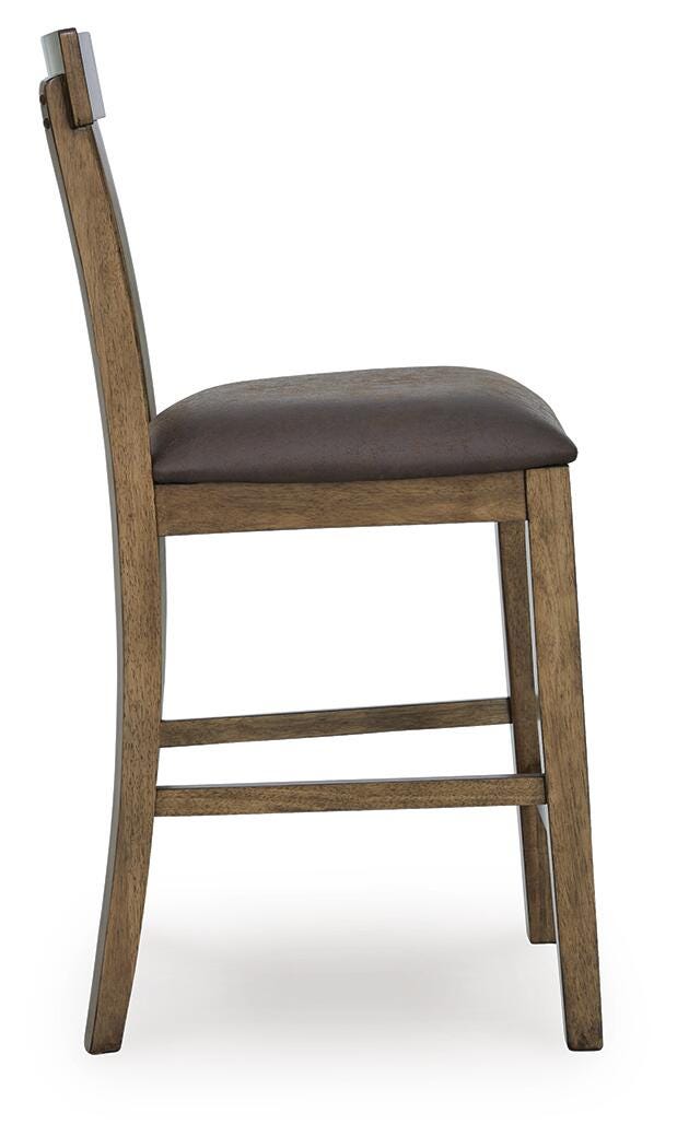 Solid wood frame detail of Urbinforte Barstool