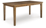 Urbinforte Light Brown Counter Height Dining Extension Table