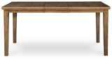 Urbinforte Light Brown Counter Height Dining Extension Table