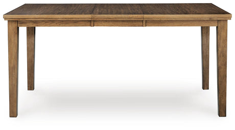 Urbinforte table head-on view