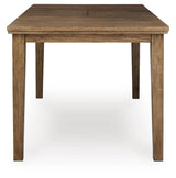 Urbinforte Light Brown Counter Height Dining Extension Table