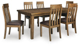 Urbinforte Light Brown Dining Set view 4