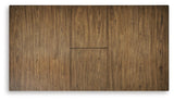Close-up of butterfly leaf mechanism on Urbinforte Dining Table