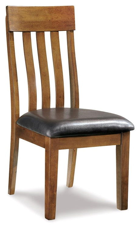 Ralene Medium Brown Upholstered Dining Chair front view
