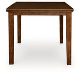 Side view of Ralene counter height table