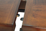 Detailed view of table edge