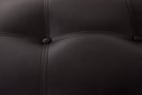 Haddigan Dark Brown Upholstered Dining Bench upholstery color swatch