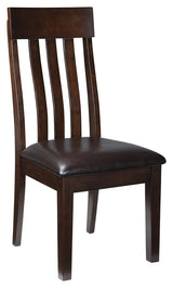 Side view of Haddigan Dining Chair showing lumbar curve