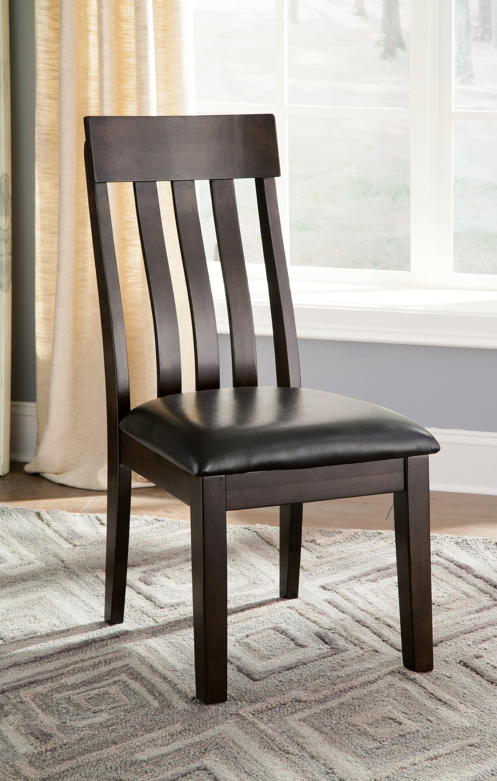 Haddigan Dark Brown Dining Chair - Ella Furniture