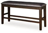 Haddigan bench angled side view