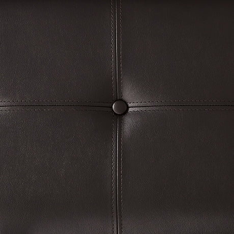 Haddigan dark brown finish swatch