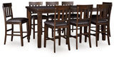 Close-up detail of Haddigan dining table leaf extension