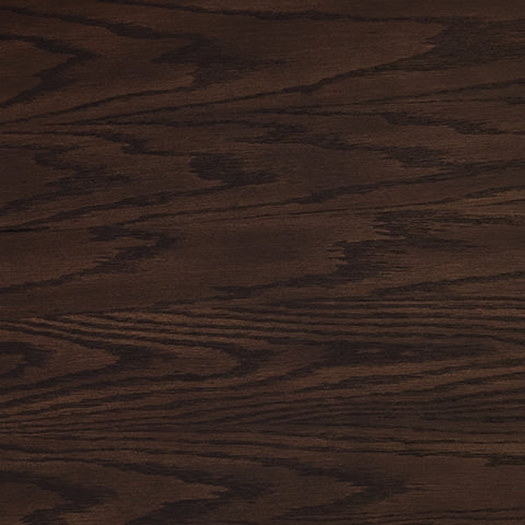 Finish detail of Haddigan dark brown wood surface