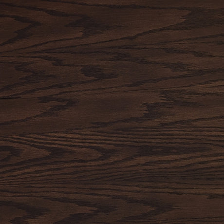 Finish detail of Haddigan dark brown wood surface