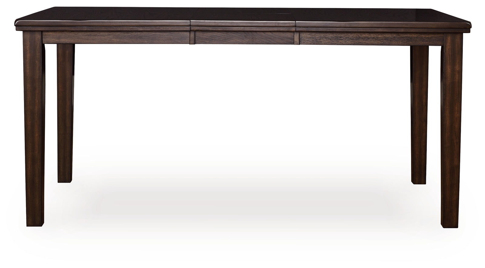 Haddigan Dark Brown Counter Height Dining Extension Table