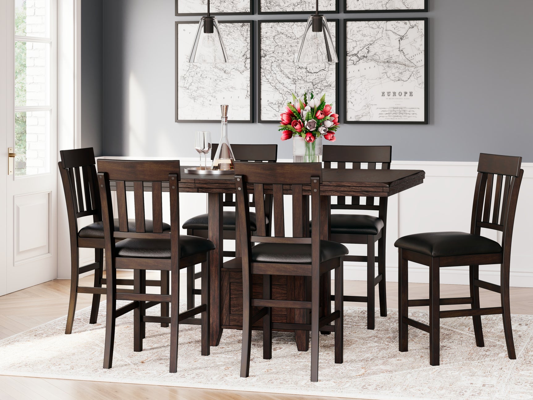 Haddigan table leg and apron detail