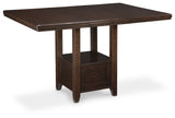 Barstools grouped around Haddigan table