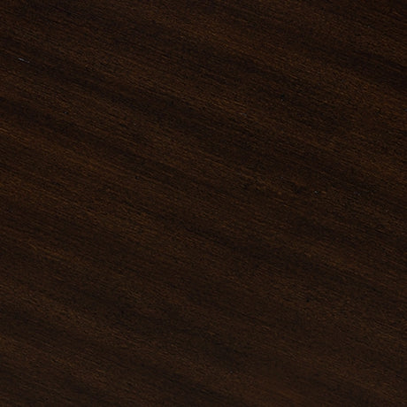 Mallenette dining table finish showing rich merlot color