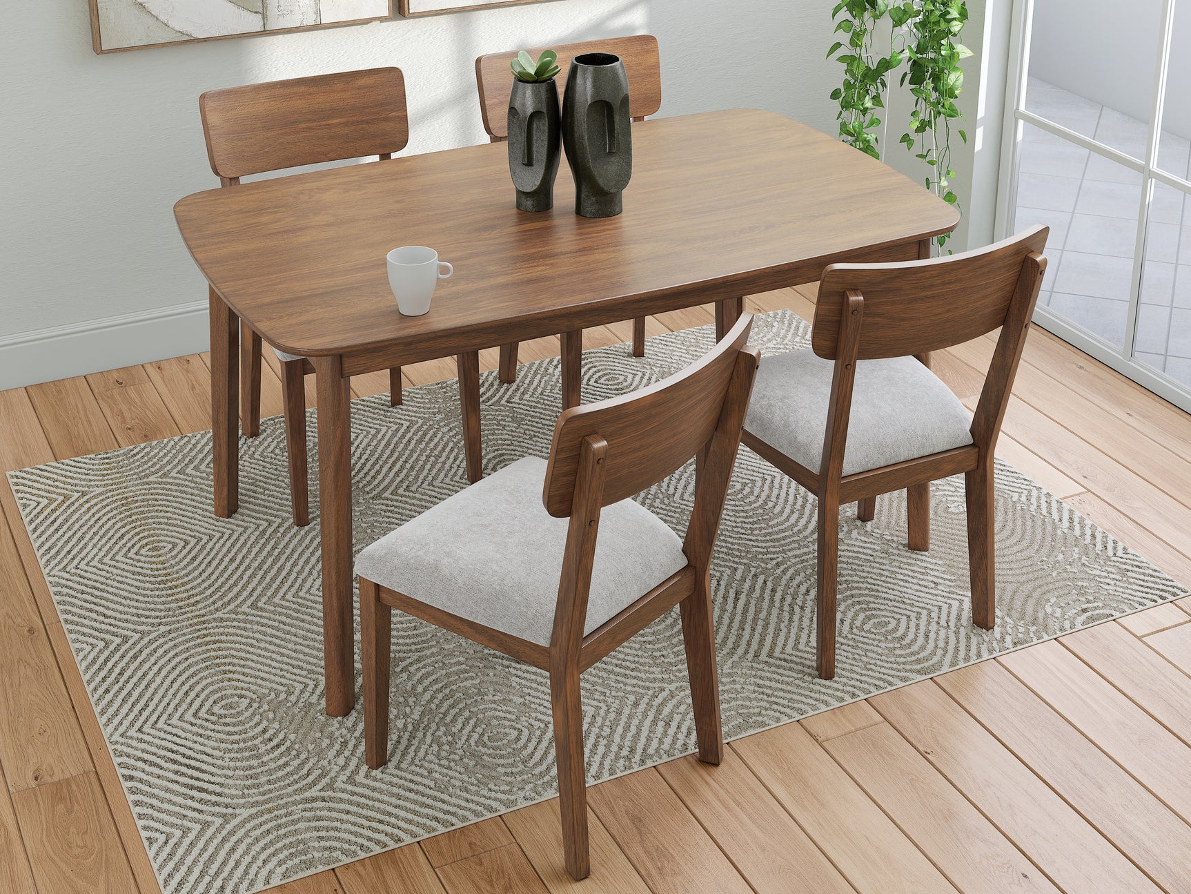 Mood shot of Tameride dining set in styled room
