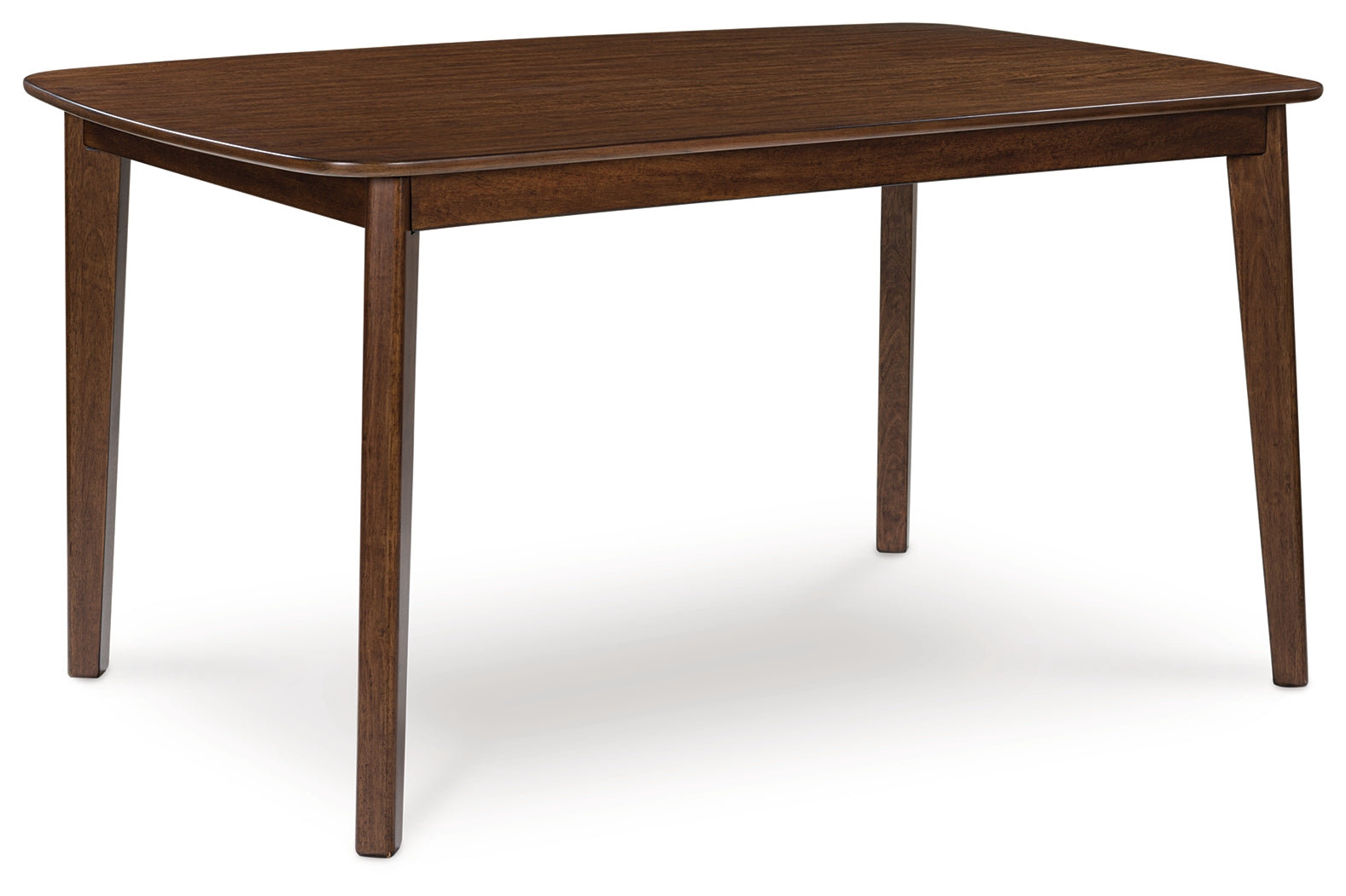 Side view of Tameride dining table and chairs