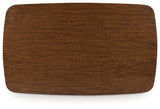 Close-up of Tameride dining table top surface