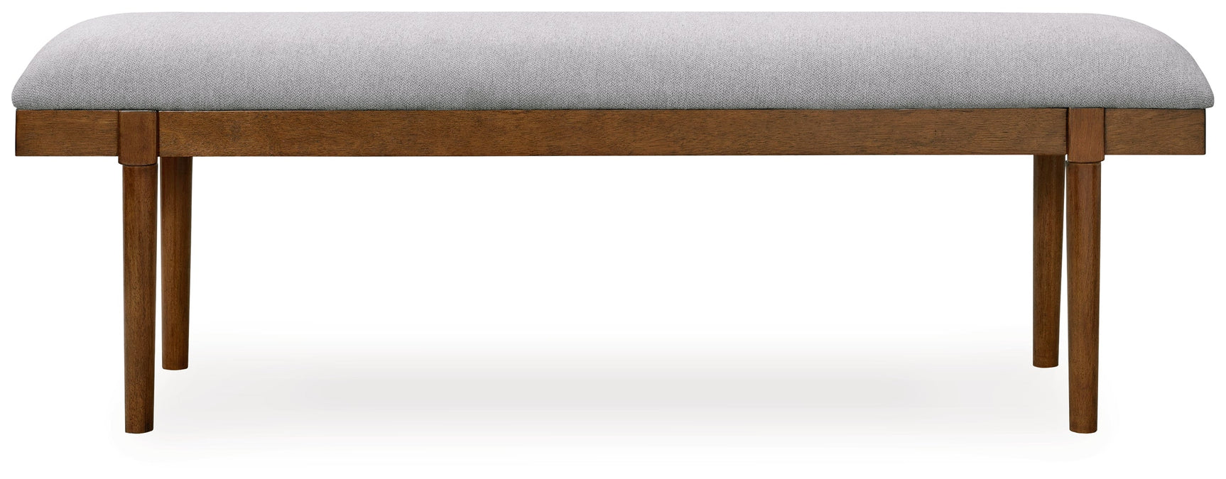 Lyncott Upholstered Dining Bench side view