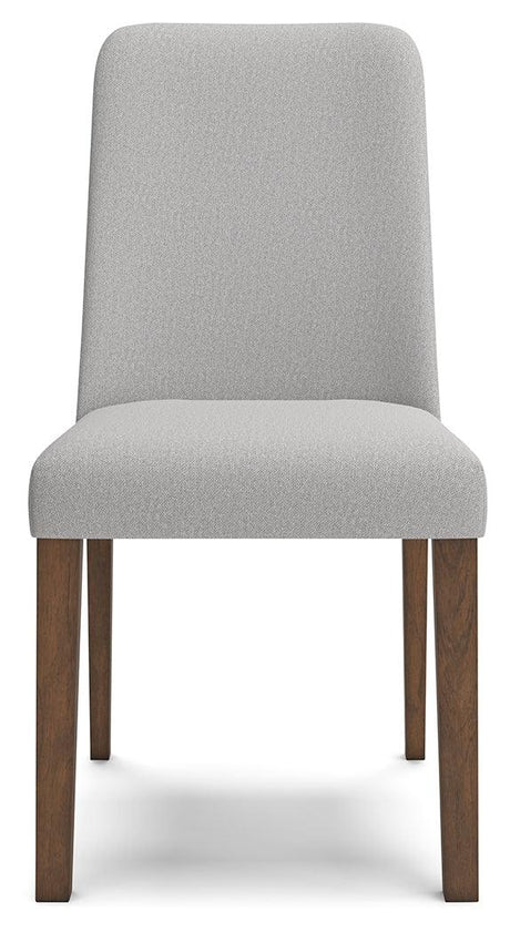 Lyncott Gray Brown Dining Chair back view
