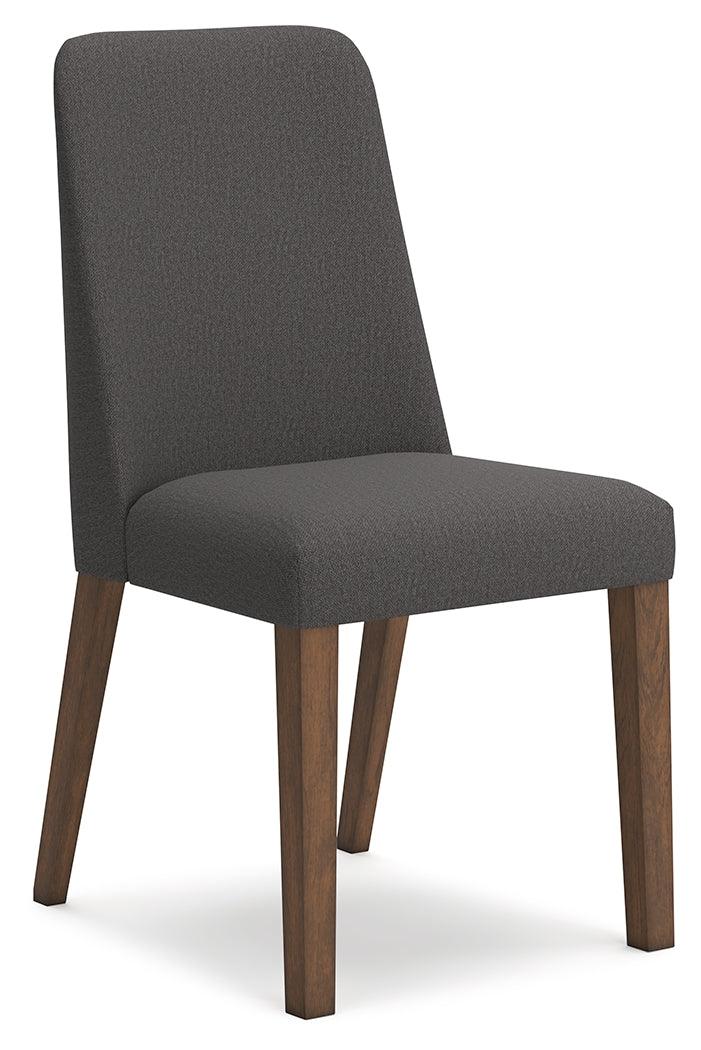 Lyncott dining chair angled view