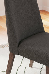 Lyncott dining chair closeup detail