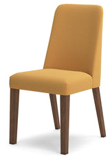 Lyncott Mustard Brown Dining Chair back view