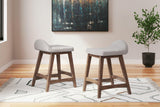 Lyncott bar stool showing overall height and proportions