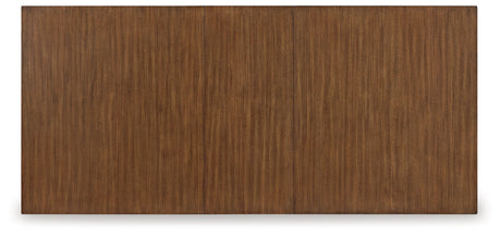 Lyncott Dining Table tapered leg detail