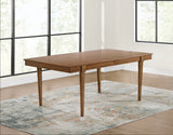 Lyncott Dining Table leaf insert detail