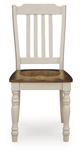 Wirloni Antique White/Brown Dining Chair view 5