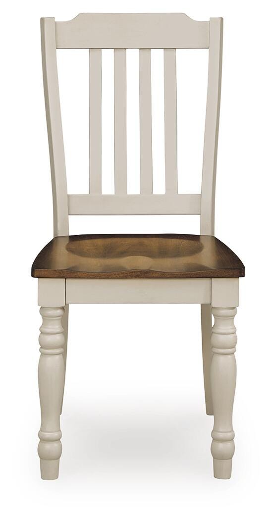 Wirloni Antique White/Brown Dining Chair view 5