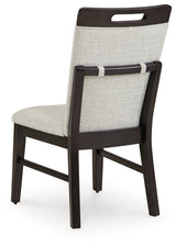 Neymorton dining chair seat cushion detail