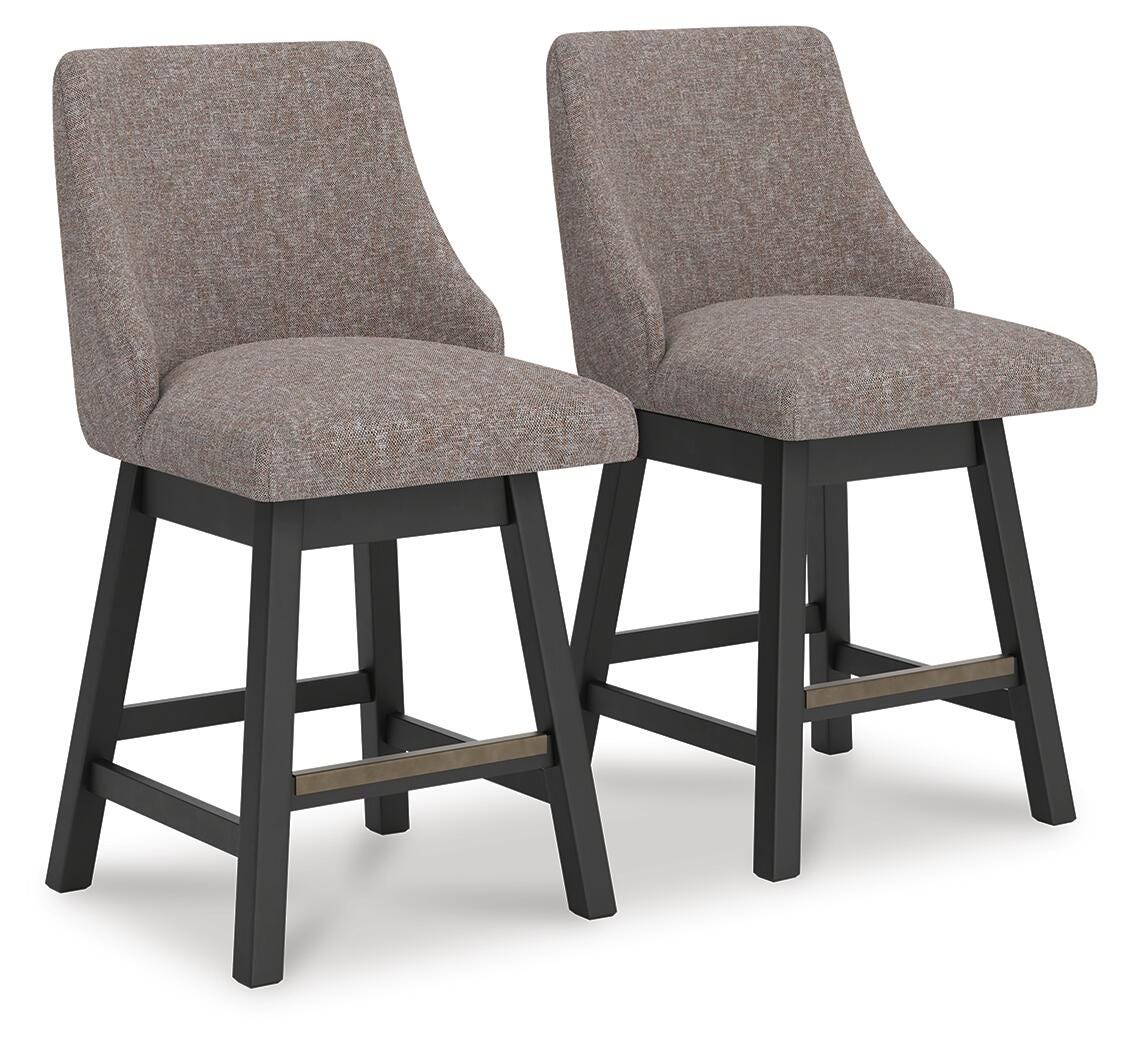 Neymorton Barstool side view showing swivel seat