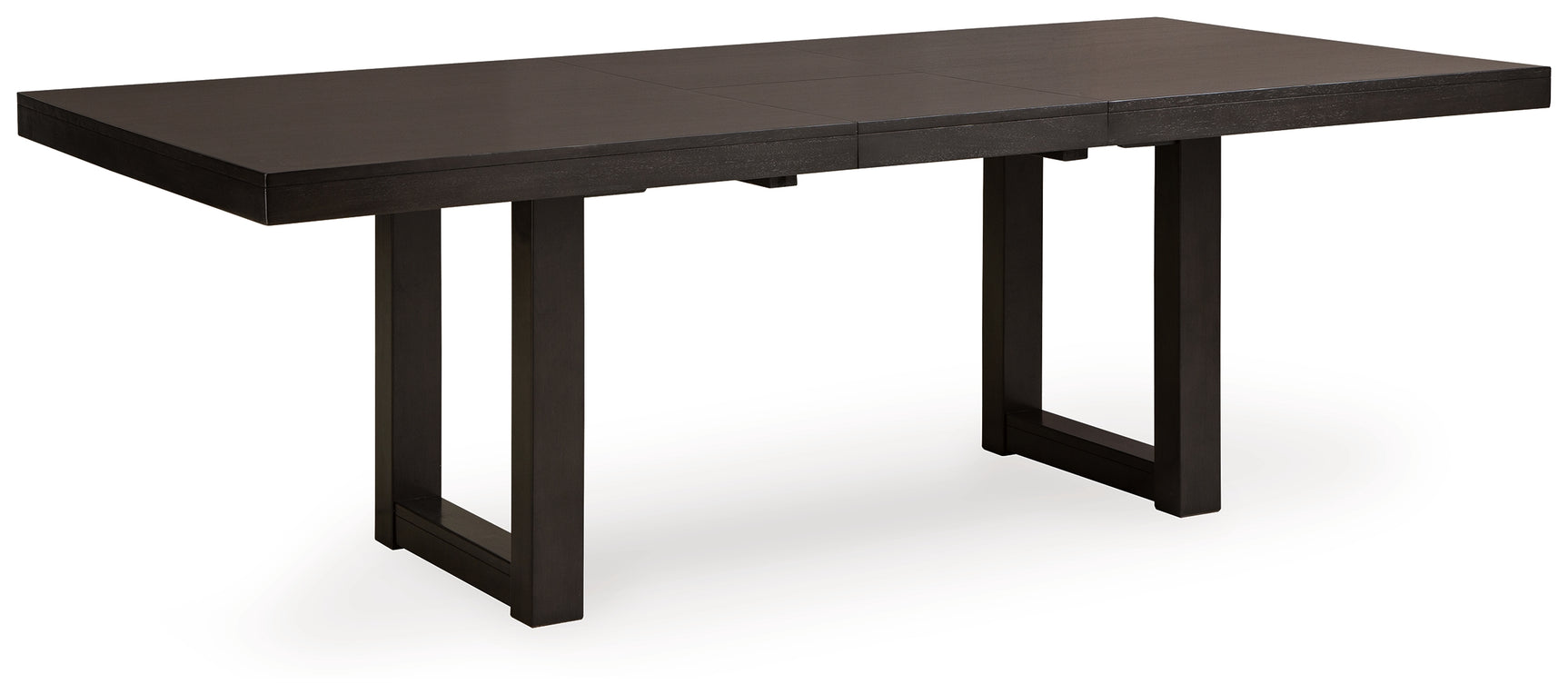 Neymorton dining table angled side without leaf