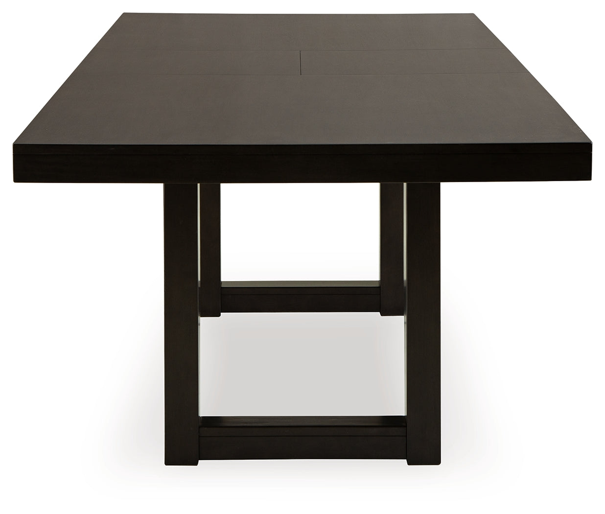 Neymorton table side view showing leg detail