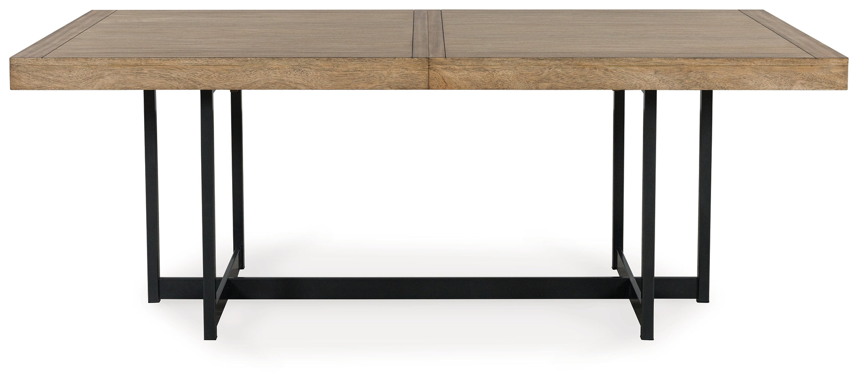 Tomtyn dining table head-on view without leaf