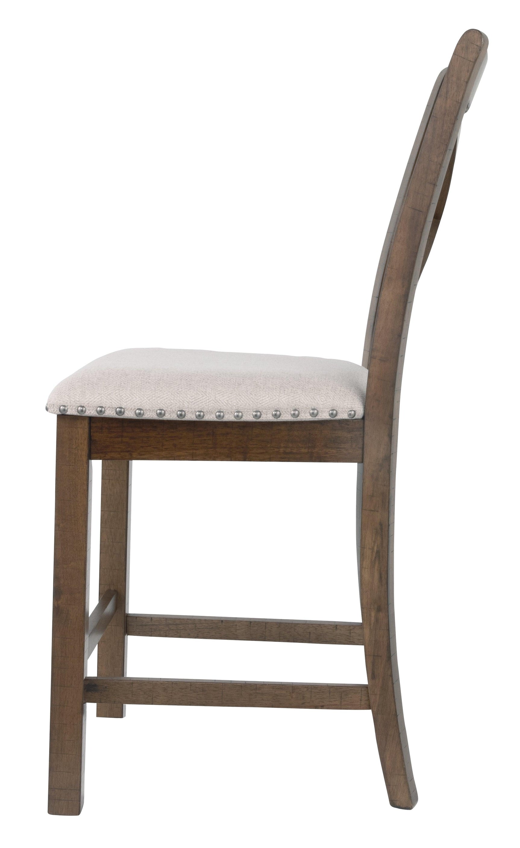 Moriville Bar Stool with footrest visible
