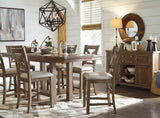 Moriville Grayish Brown Dining Server - Ella Furniture