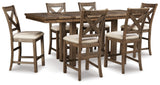 Moriville dining table close-up showing wood grain and finish