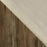 Close-up of distressed nutmeg finish on table edge