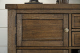 Moriville Grayish Brown Dining Server - Ella Furniture