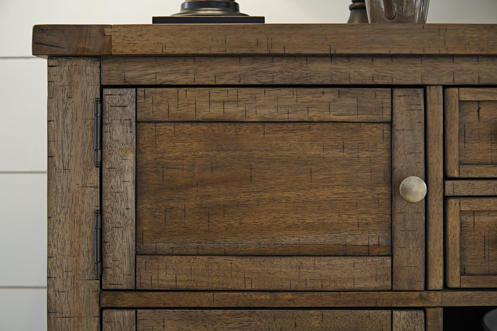 Moriville Grayish Brown Dining Server - Ella Furniture