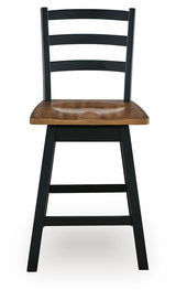 Wildenauer barstool footrest detail