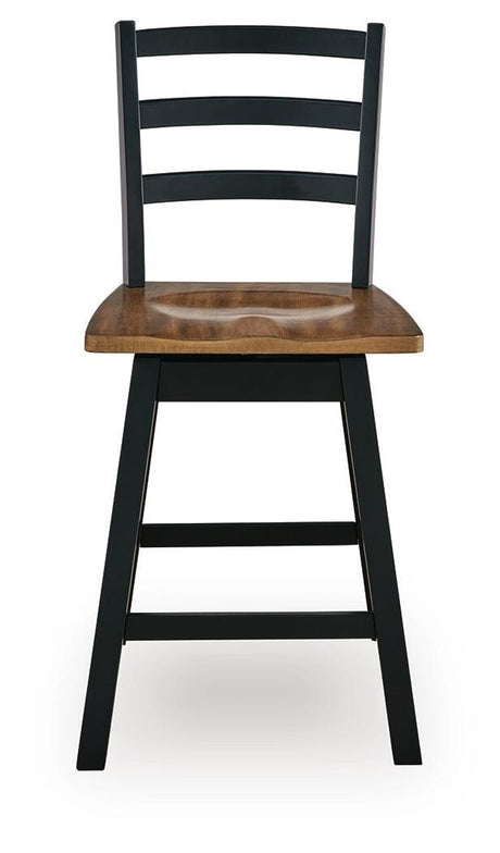 Wildenauer barstool footrest detail