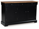 Wildenauer dining buffet angled side with door open